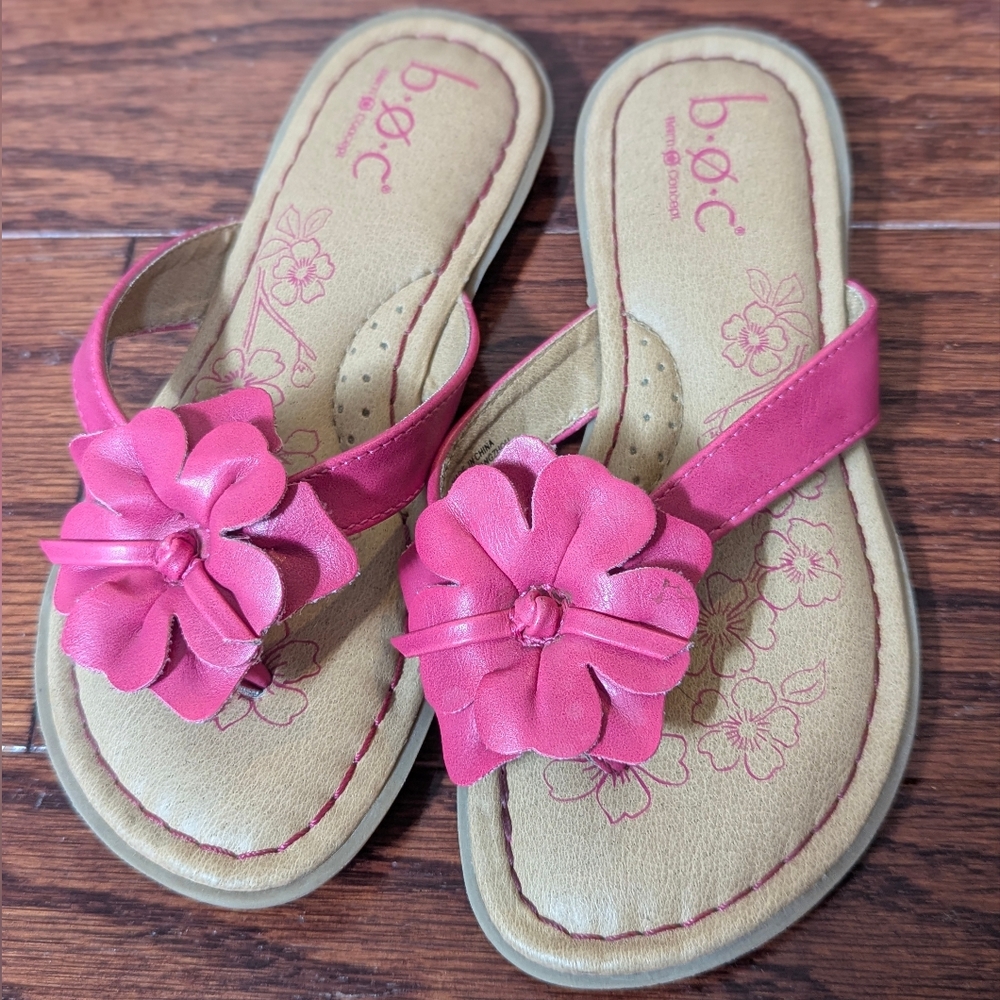 B.O.C Kids Pink Sandals *please read description about size*